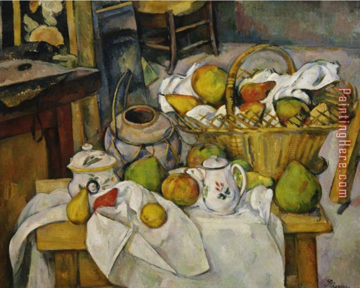 Paul Cezanne Still Life with a Basket